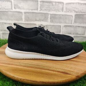 Cole Haan 2.Zerogrand Shoes Womens Size 8.5 B Black Wingtip Stitchlite Oxford
